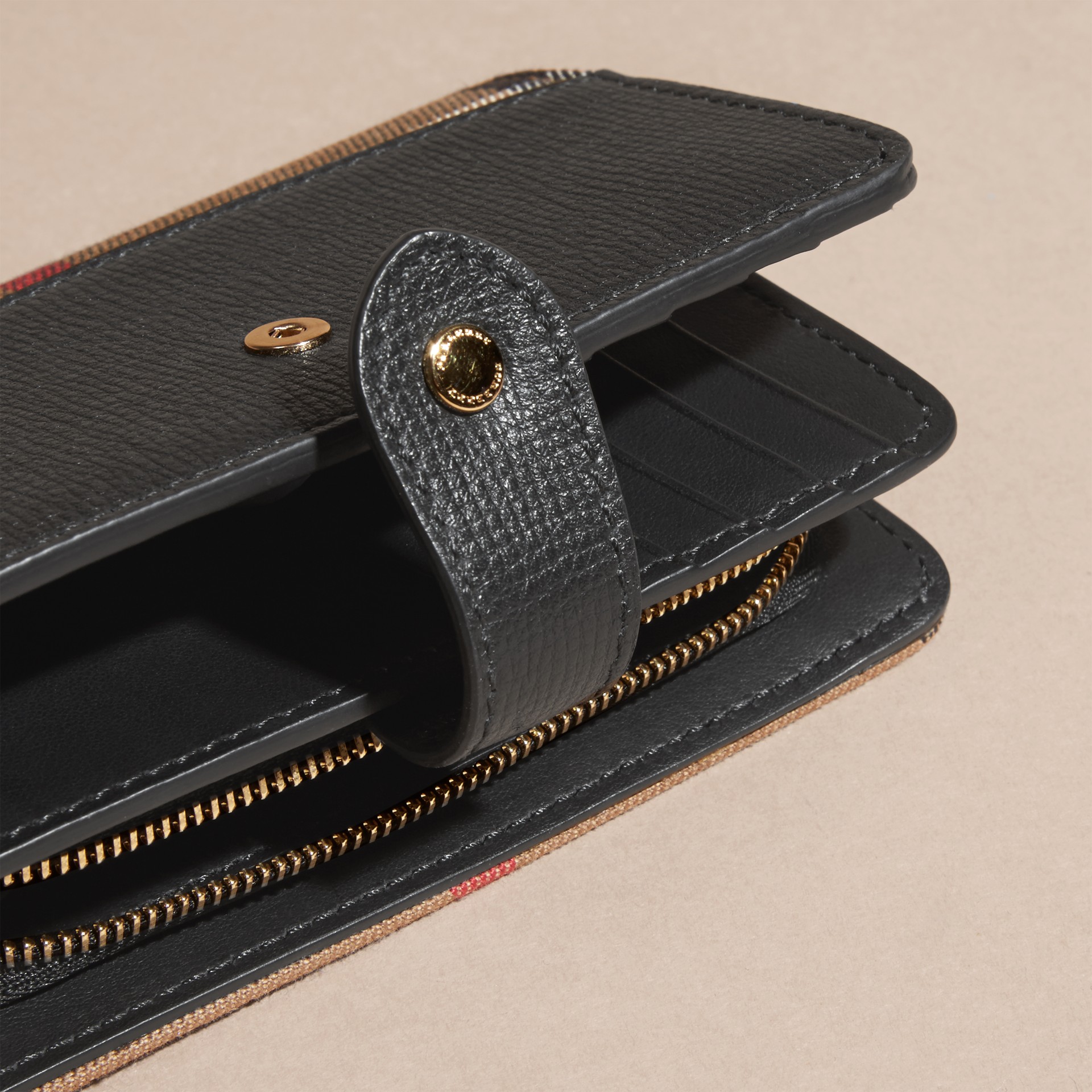 black leather wallet