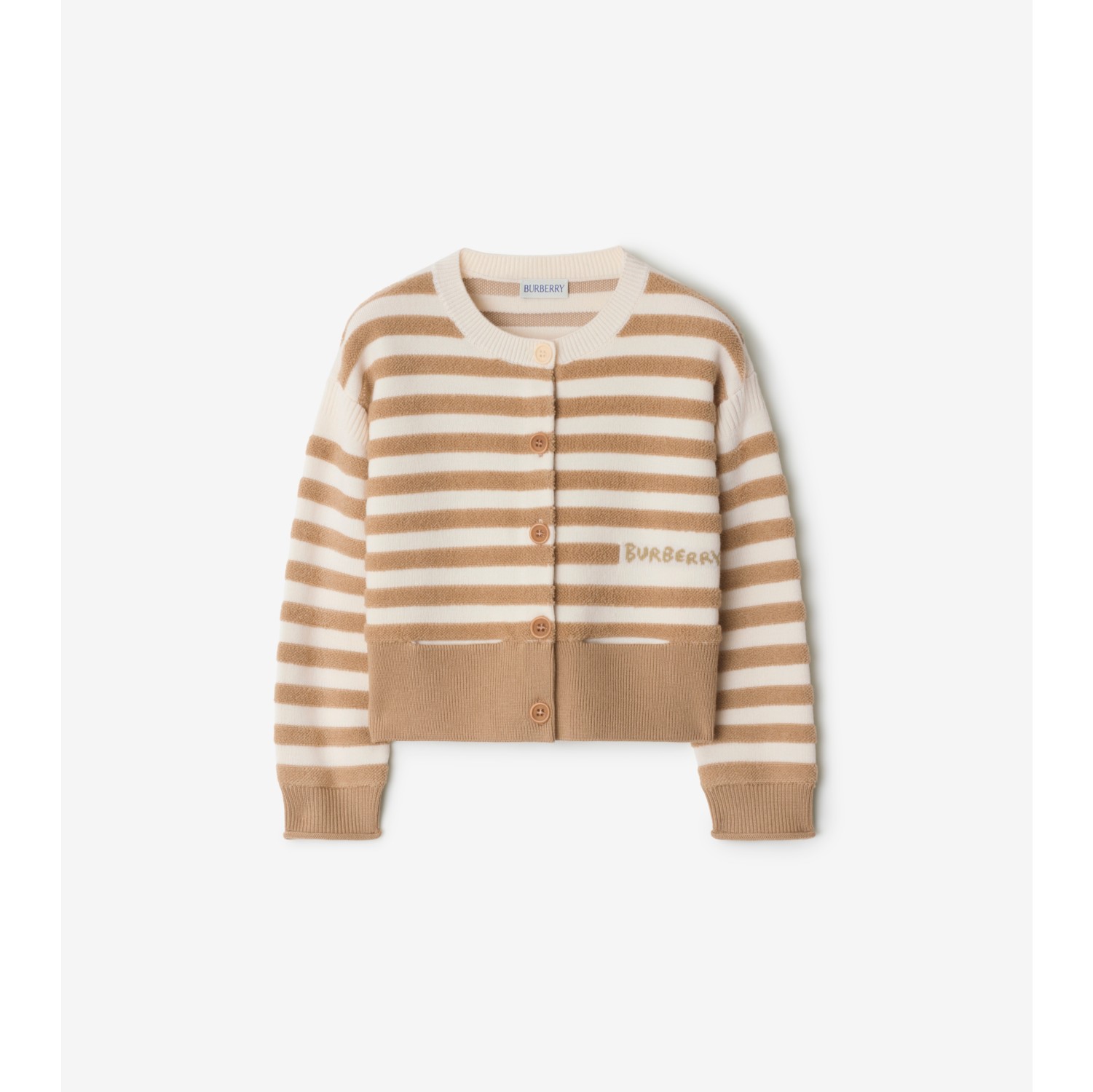 Striped Wool Cardigan
