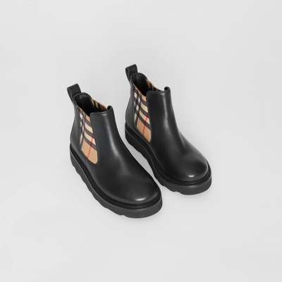 childrens leather chelsea boots