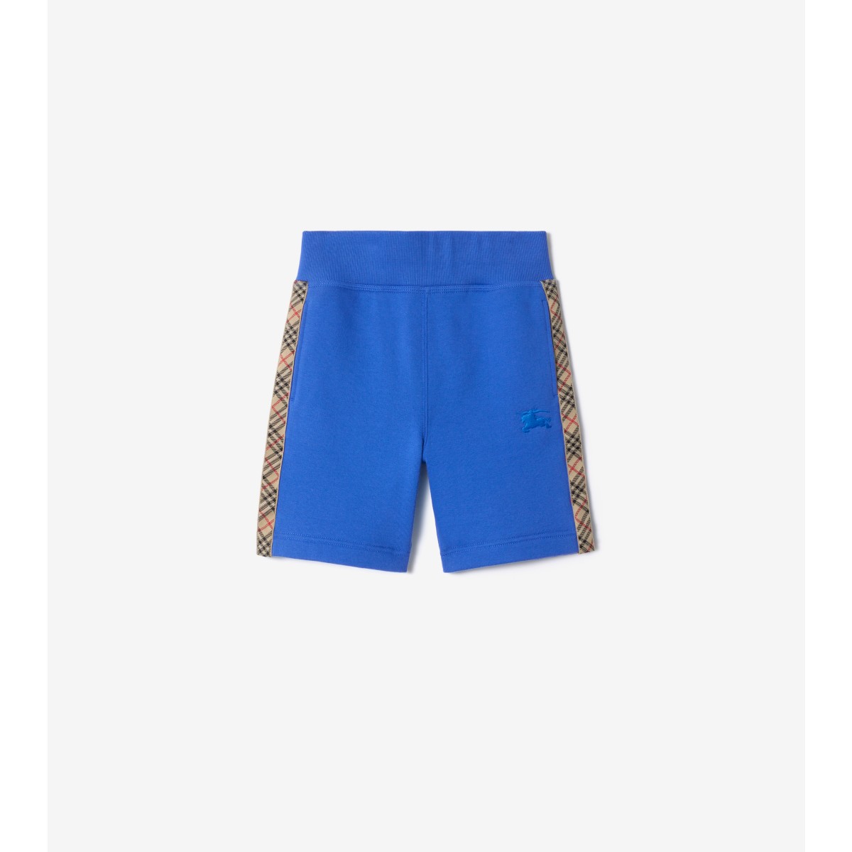 Check Trim Cotton Shorts