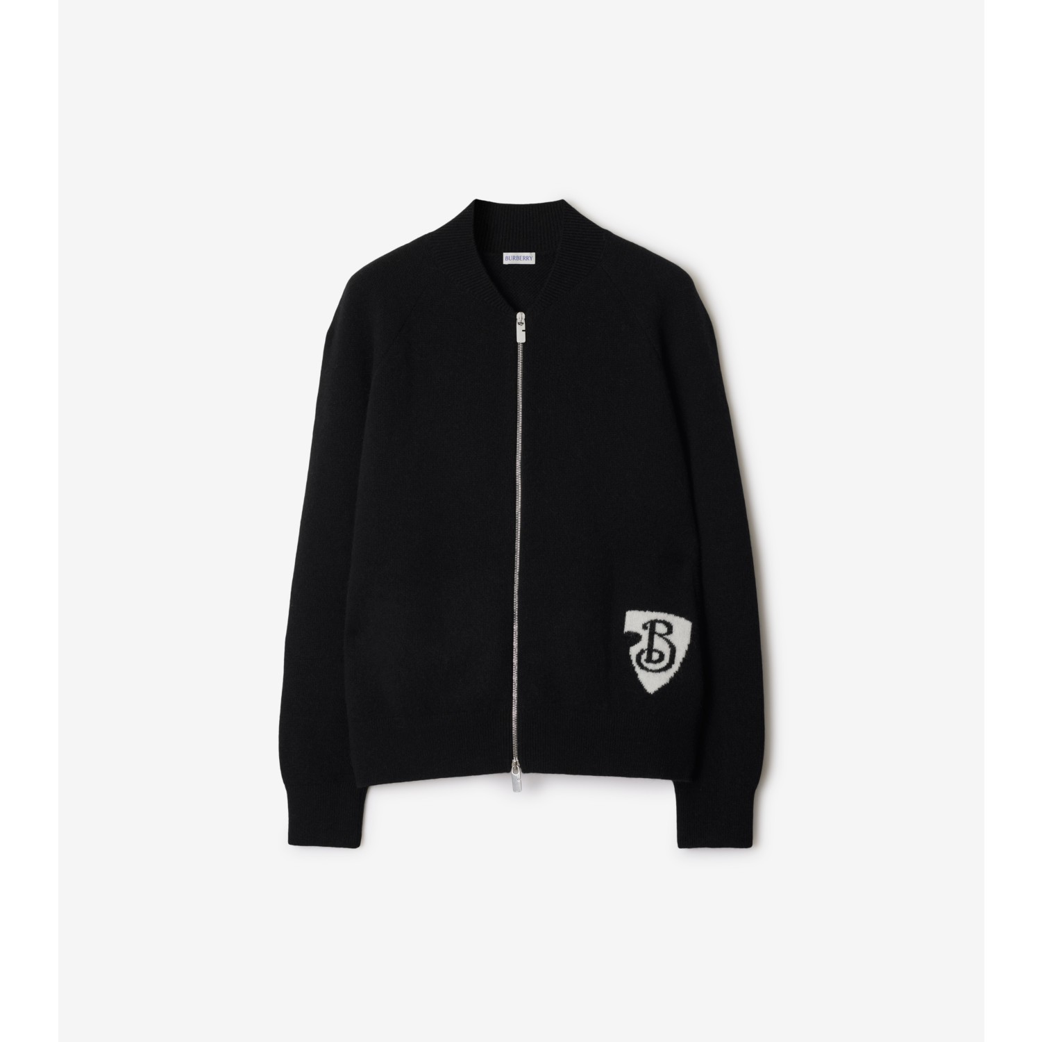 B Shield Wool Blend Bomber Jacket