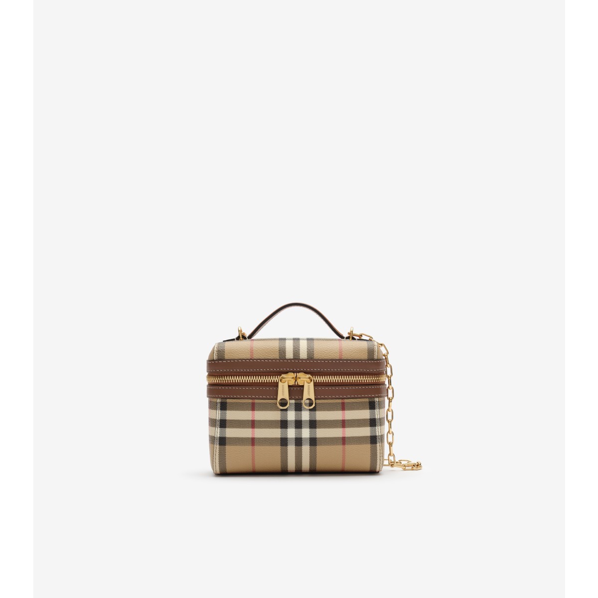  Check Mini Vanity Bag