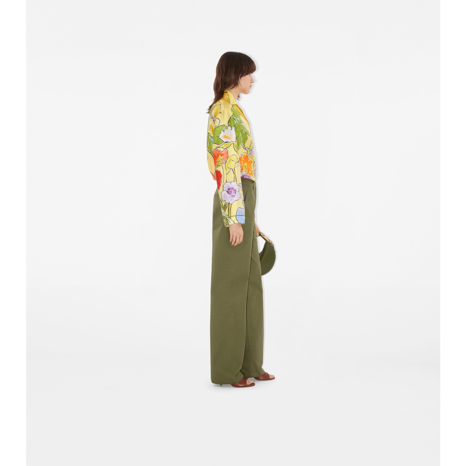 Highgrove Cascading Flowers Silk Pyjama Shirt