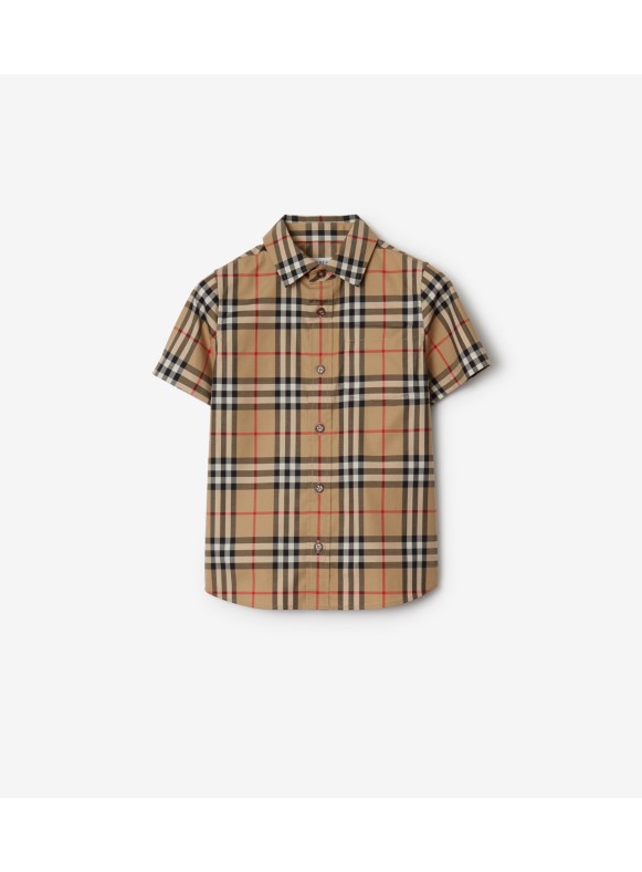 Burberry shirts 2025 for boys