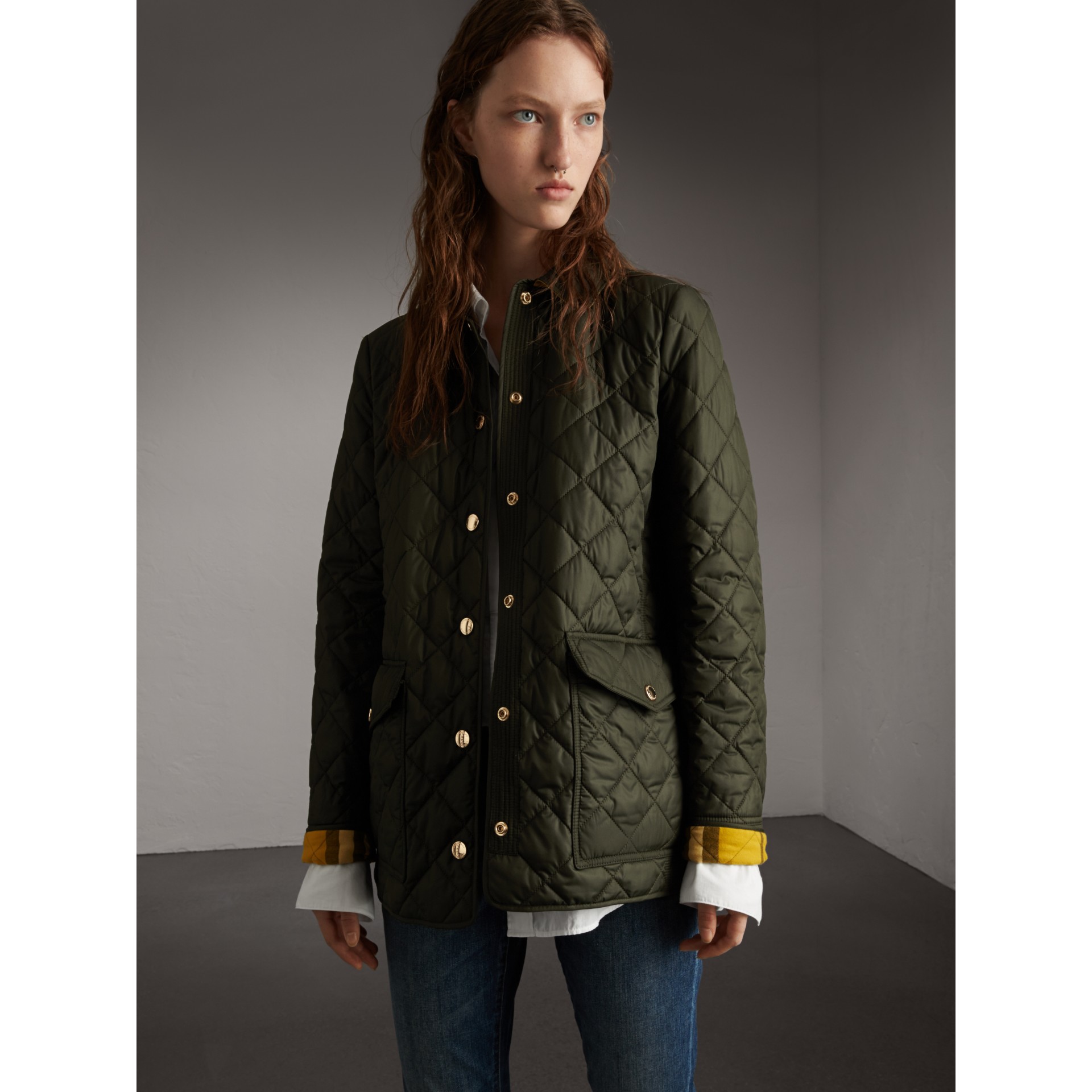 burberry westbridge diamond quilted jacket