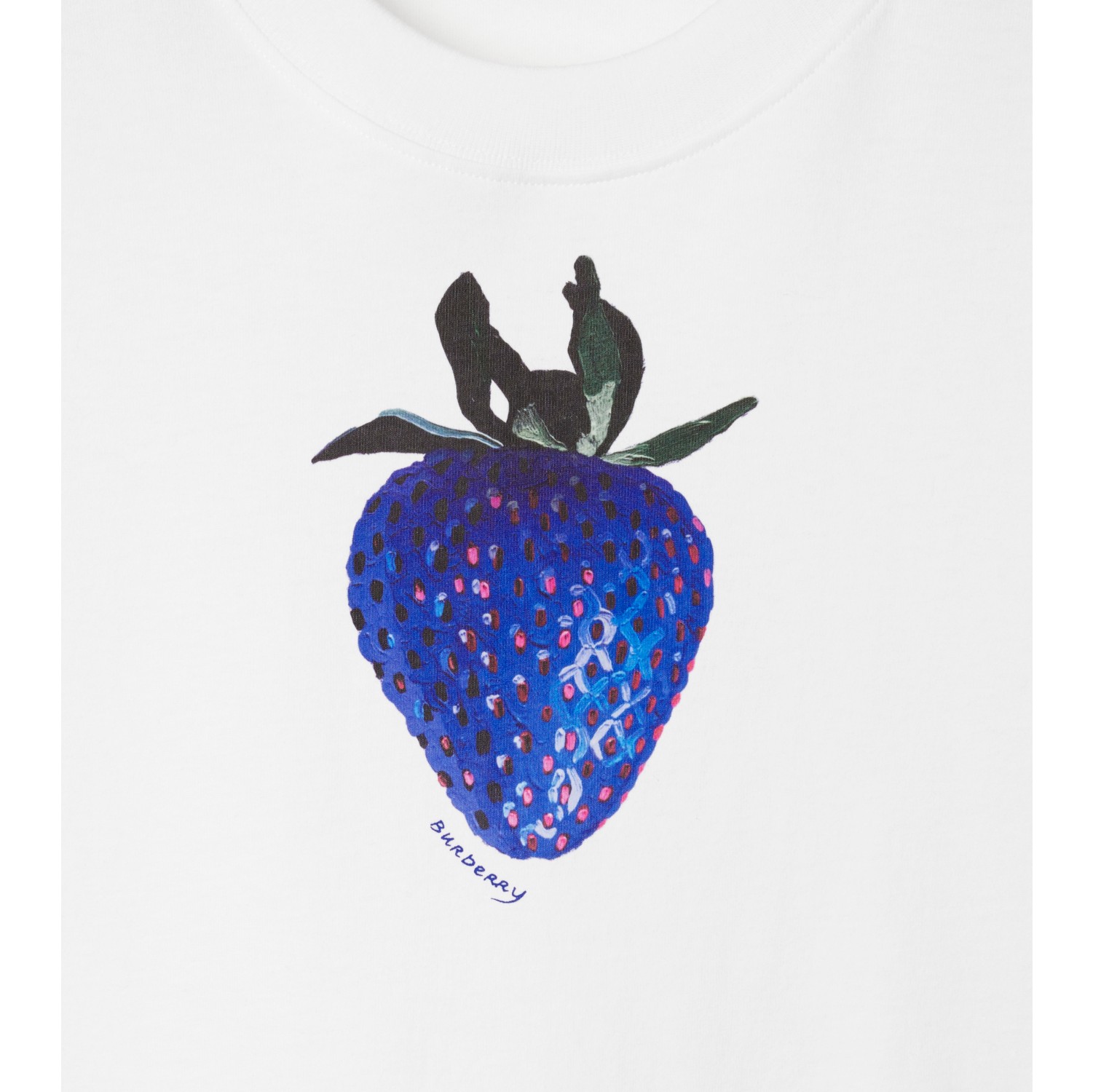 T-shirt en coton à imprimé fraise