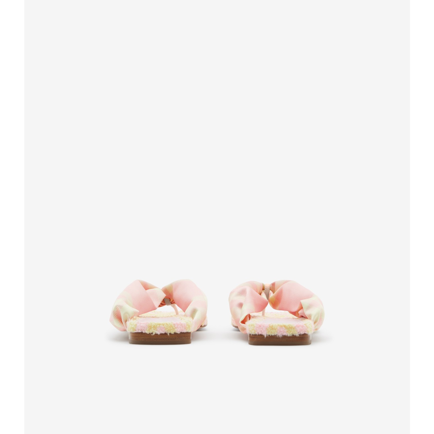 Check Pool Slides in Cameo Women Burberry® Official