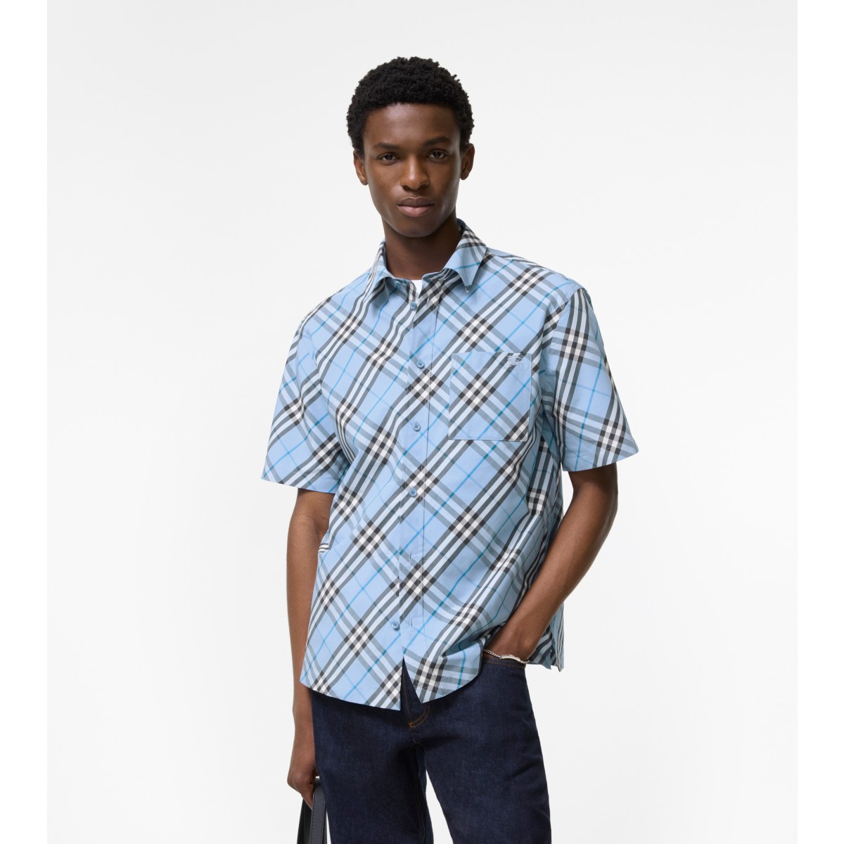  Check Classic Fit Cotton Shirt