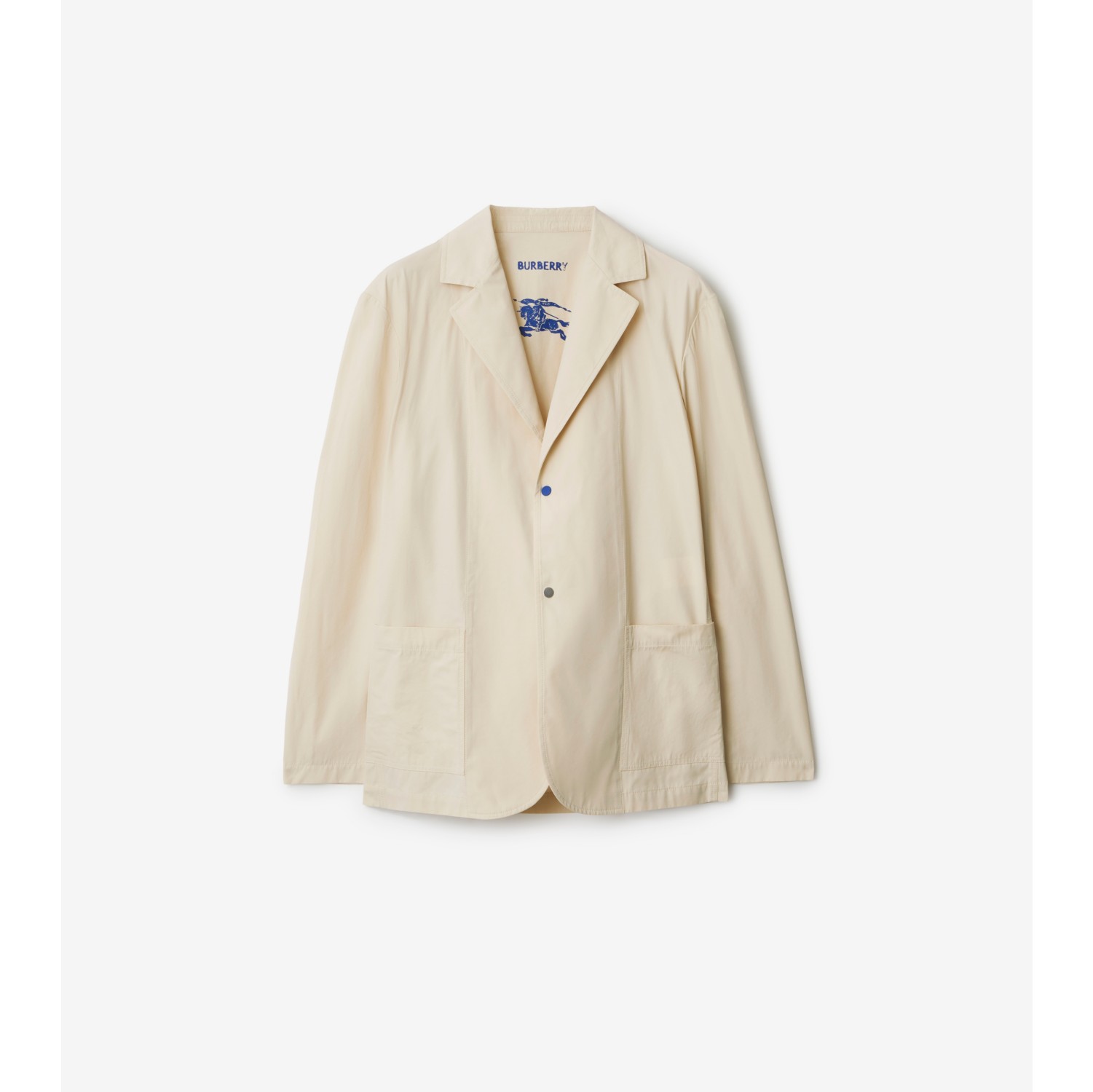 Cotton Blend Tailored Jacket