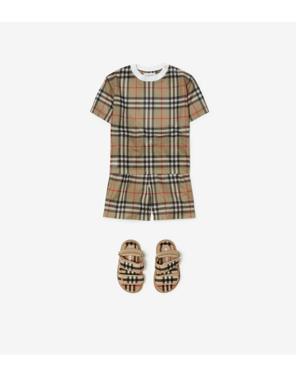 Burberry infant onesie best sale