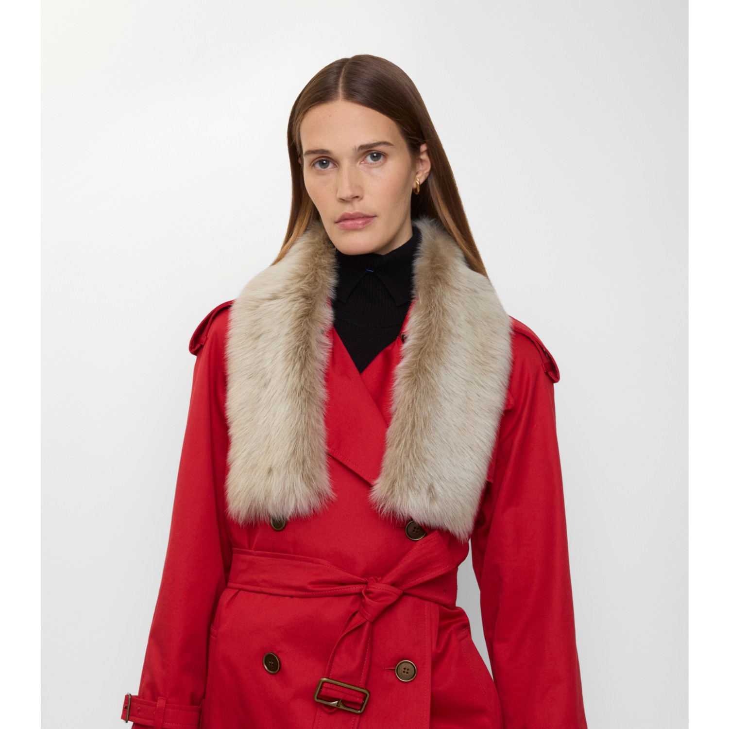 Reversible Shearling Scarf