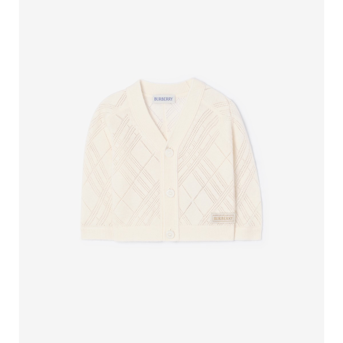  Check Cashmere Two-piece Set