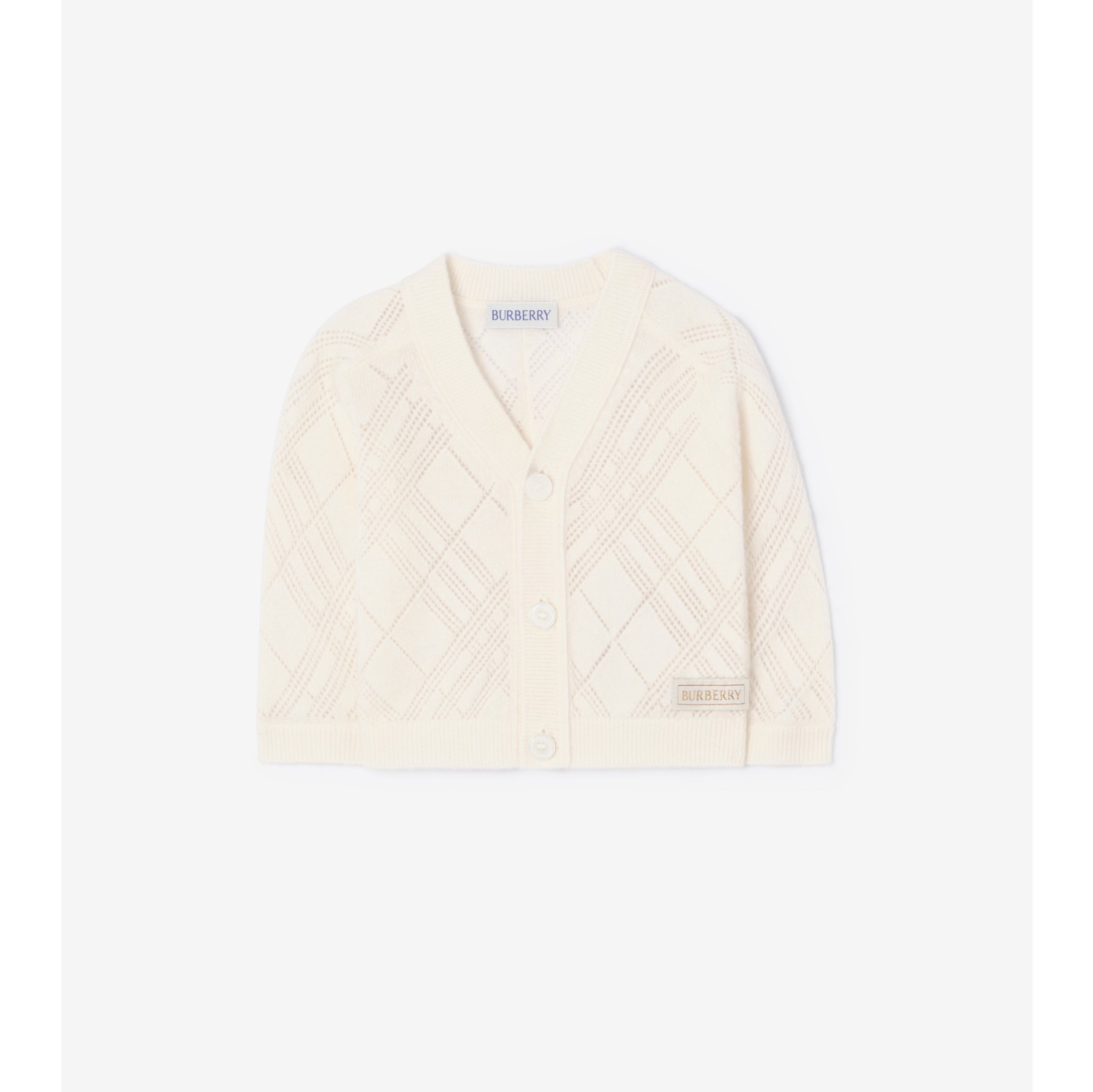 Check Cashmere Two-piece Set