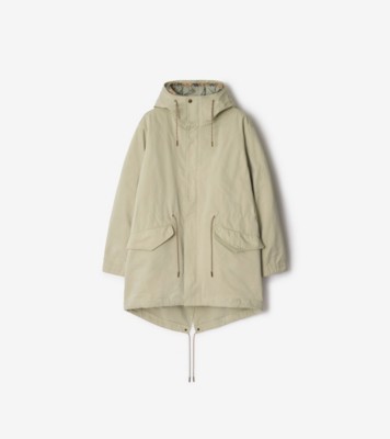 ブルゾン Burberry Parka Detachable Warmer Nylon Blend Parka in Hunter - Men