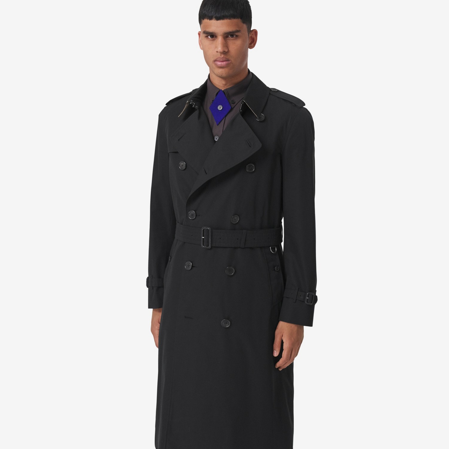 切尔西版型 - Heritage Trench 风衣 (黑色) - 男士 | Burberry® 博柏利官网
