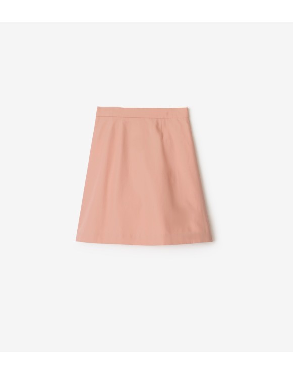 Pleated Cotton Skirt