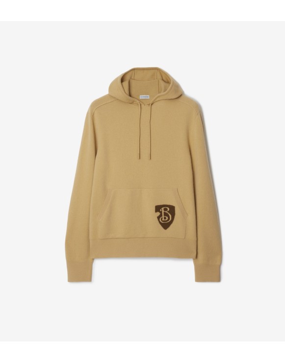 B Shield Wool Blend Hoodie