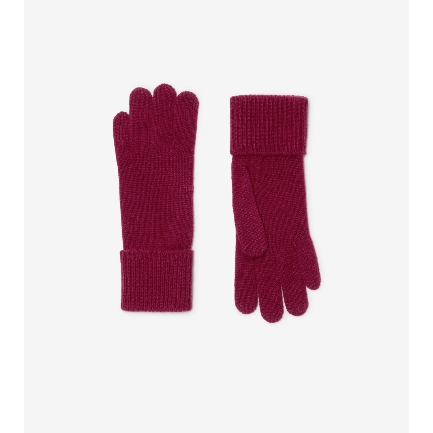 Cashmere Blend Gloves in Ripple Men Burberry Official