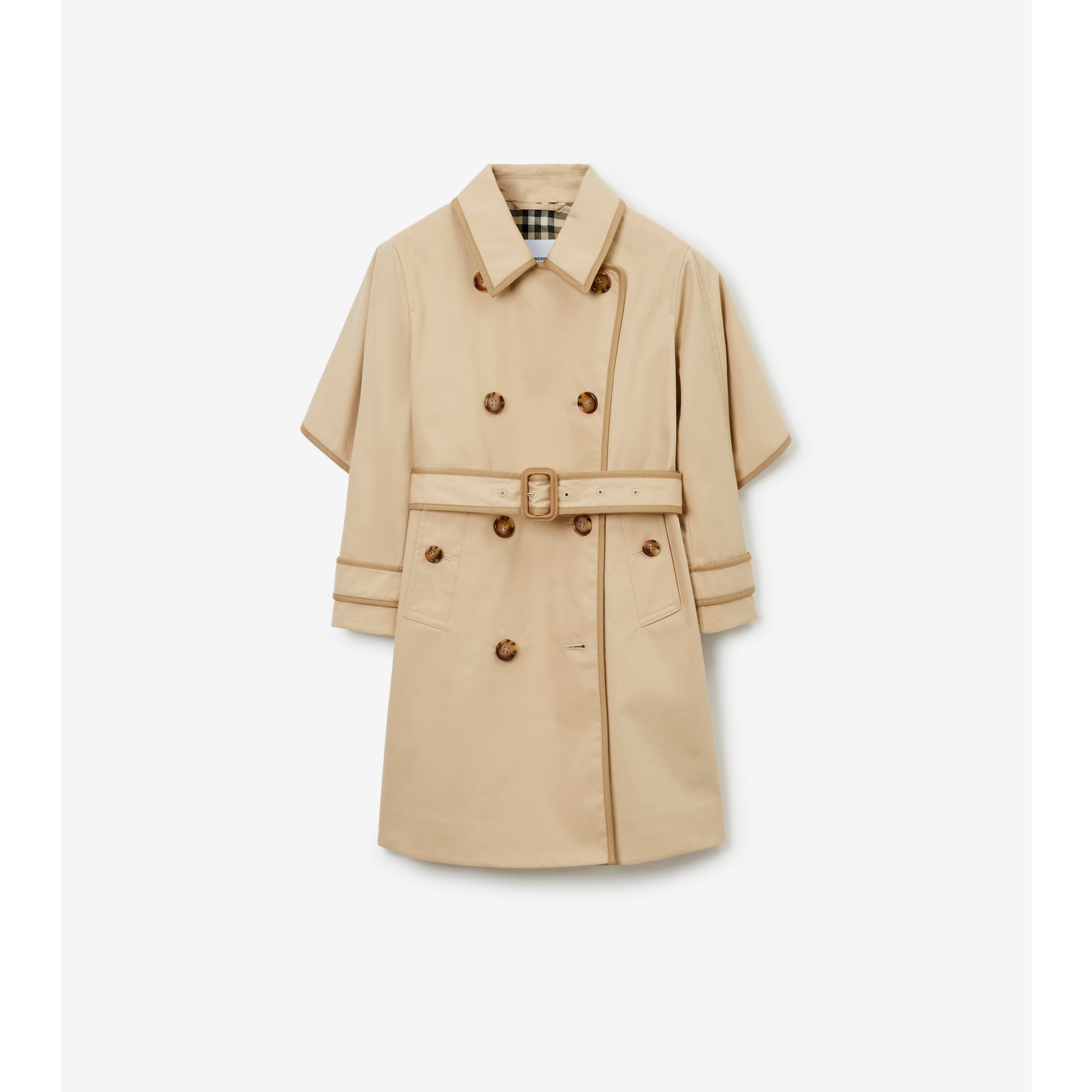Cotton Twill Trench Coat in Soft Fawn | Burberry® Official