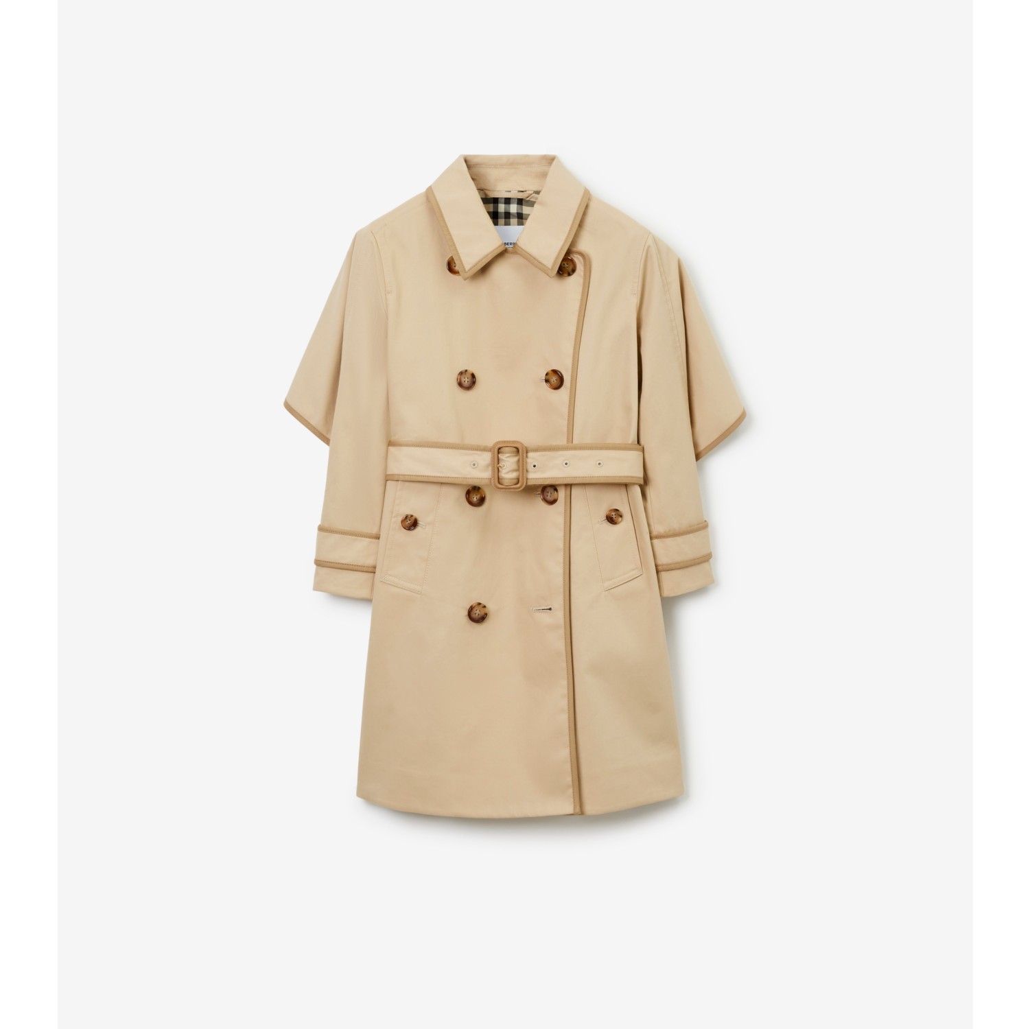 Cotton Trench Coat in Soft Fawn | Burberry® Official