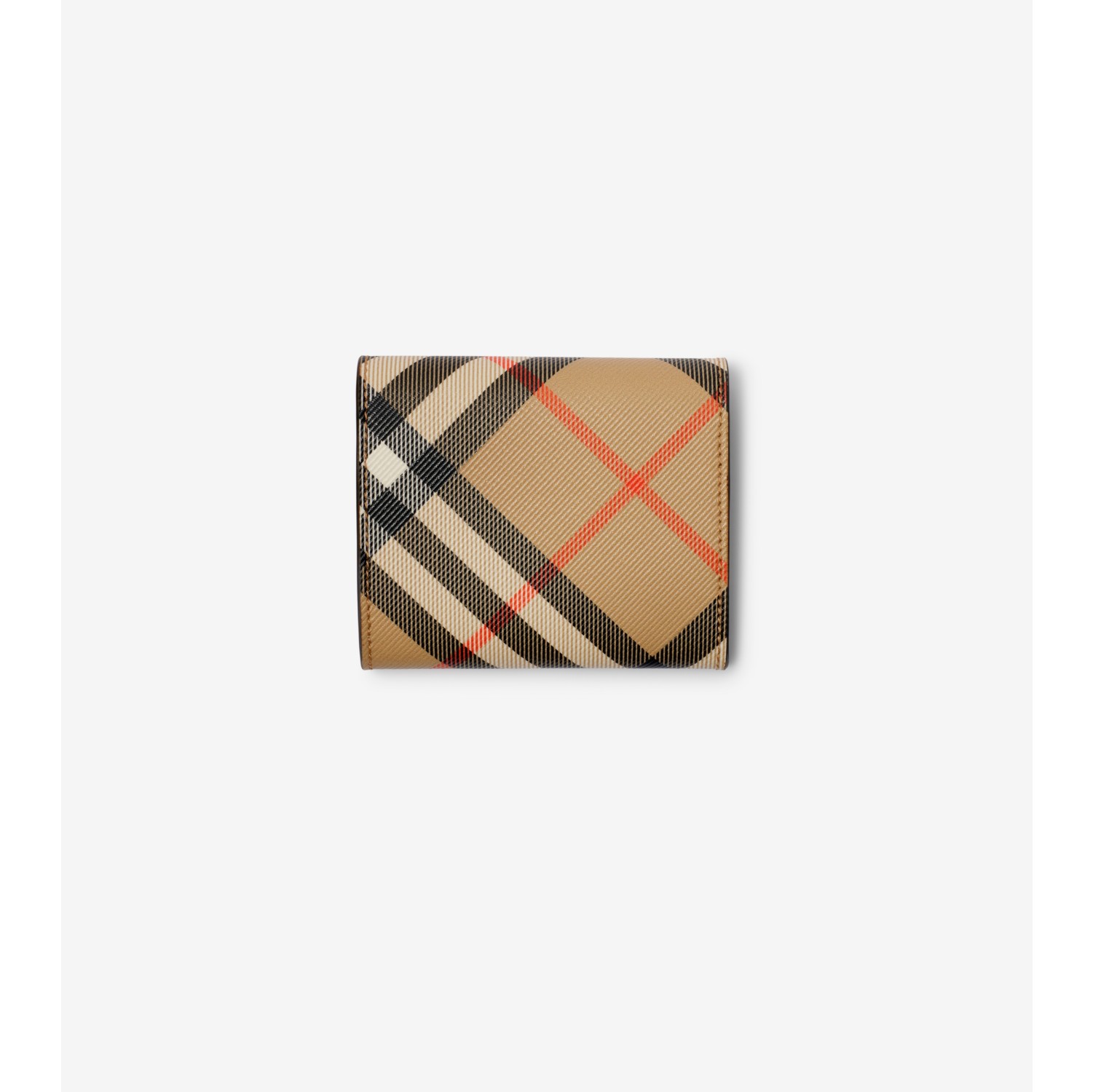 Check Coin Card Case in Sand - Women | Burberry® Official