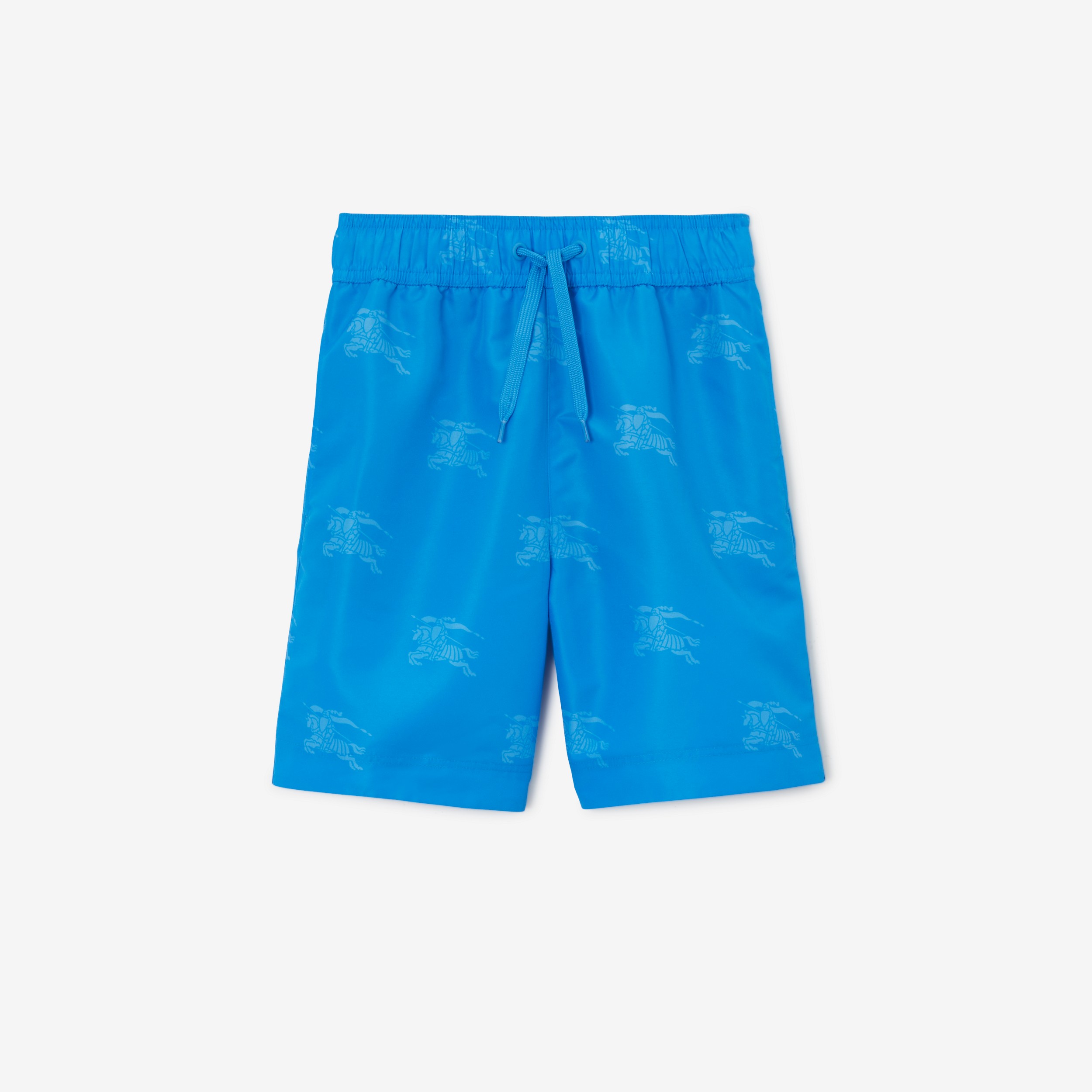 EKD Print Swim Shorts in Bright Cerulean Blue | Burberry® Official - 1