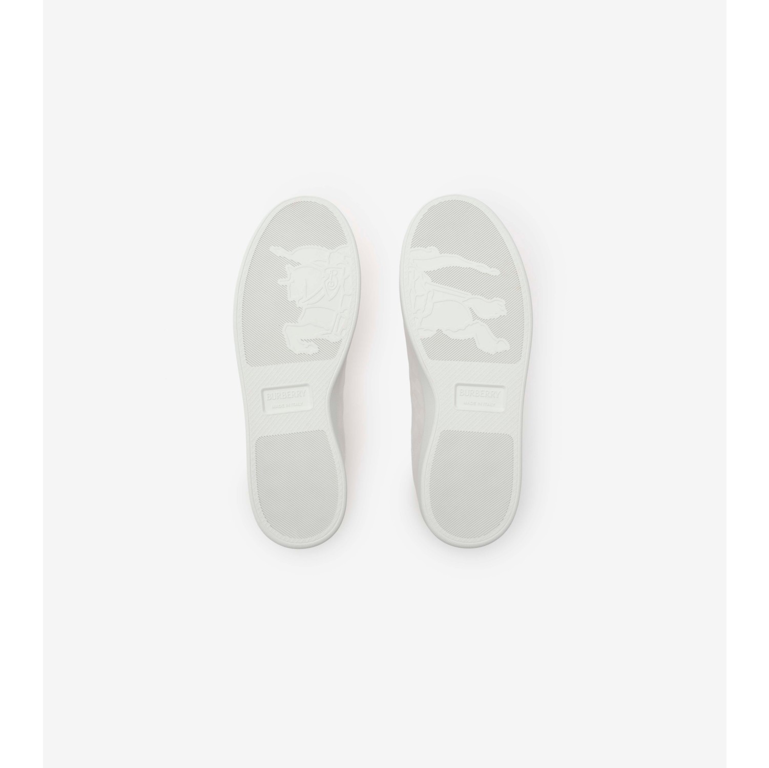 Ledersneaker „Set“ mit geprägtem Karomuster