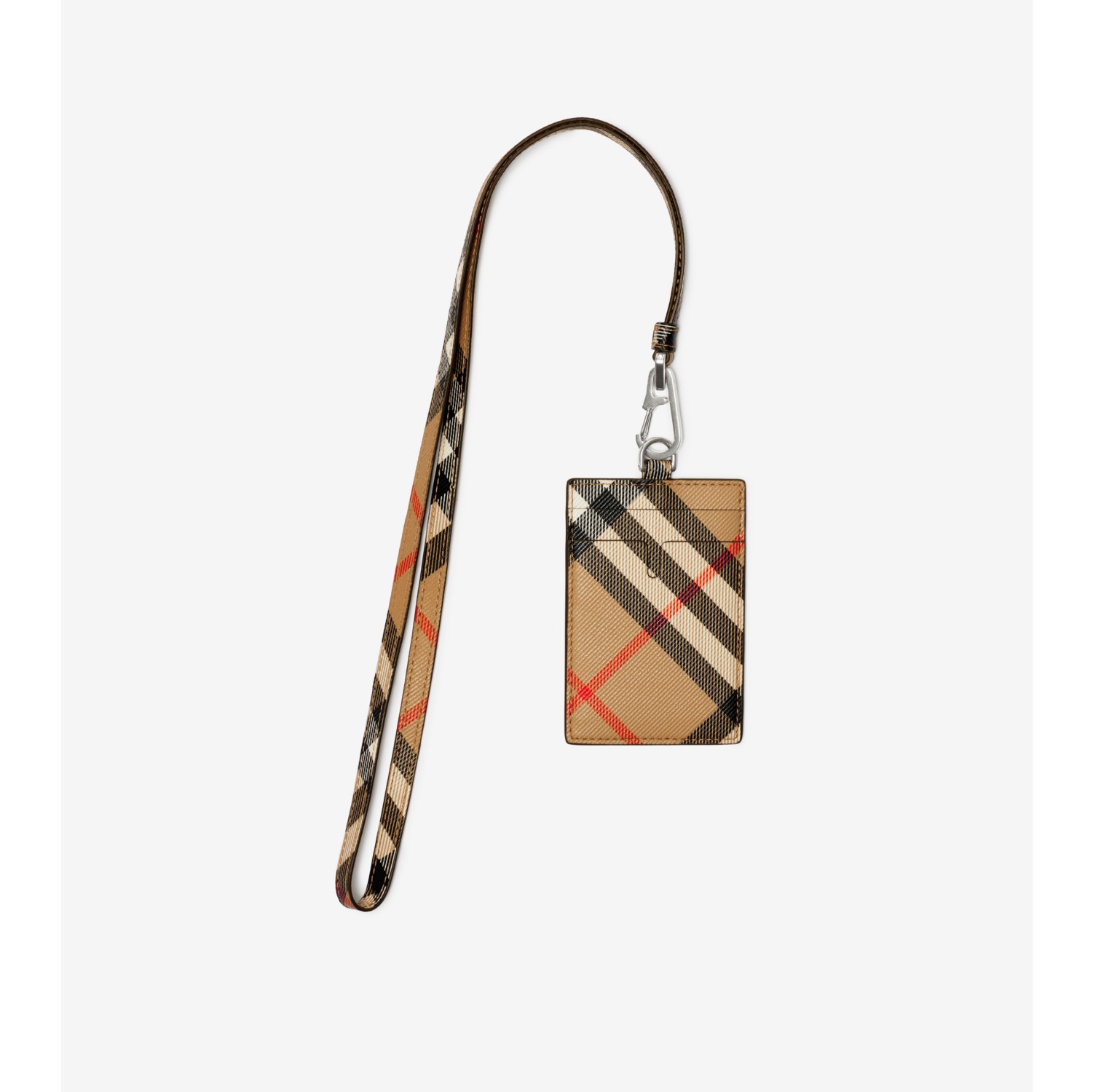 Burberry badge holder hotsell