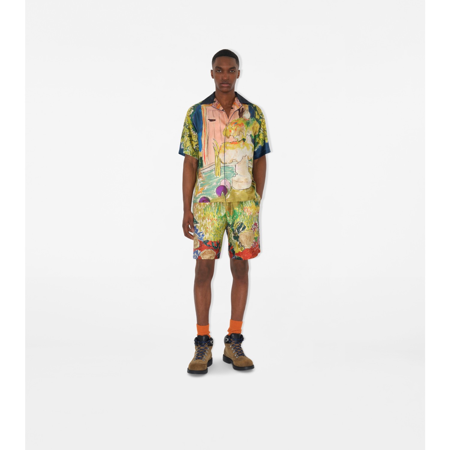 Highgrove Fountain Silk Shorts