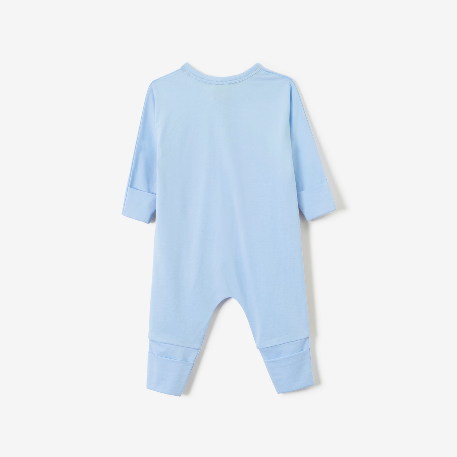 棉质混纺三件套婴儿礼品套装 (浅瓷蓝) - 儿童 | Burberry® 博柏利官网