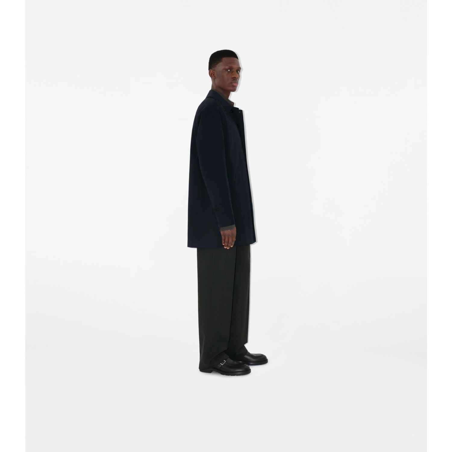 2040212 Burgundy Brushed Short Coat main image 1
