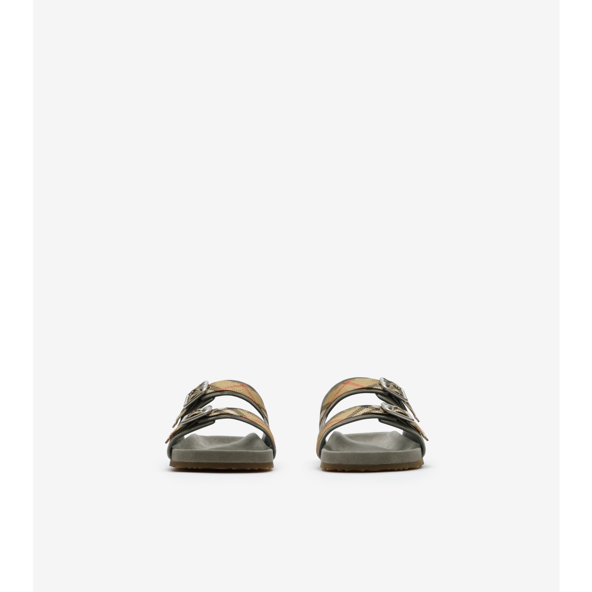  Check Suede Urchin Sandals