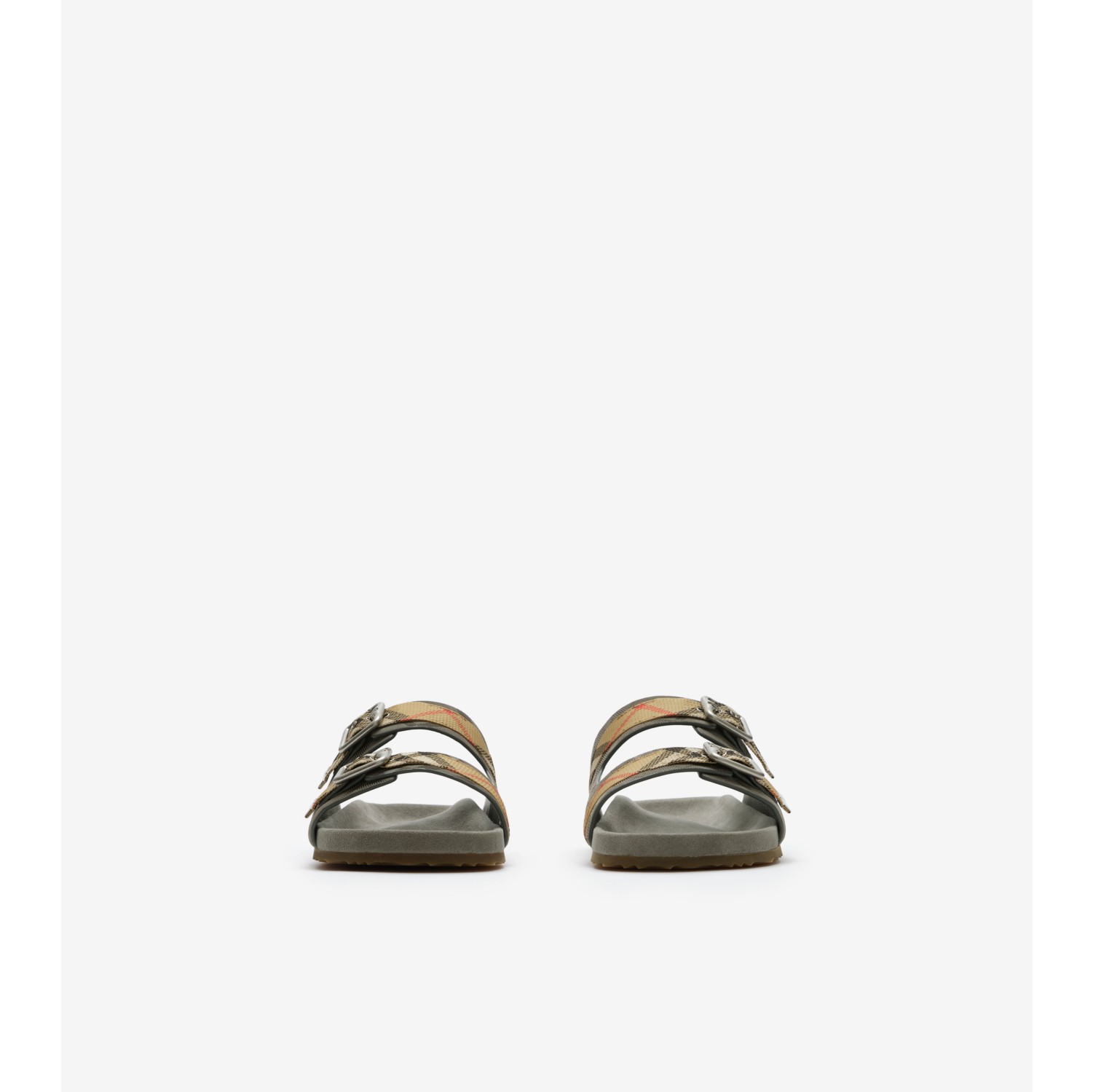 Check Suede Urchin Sandals