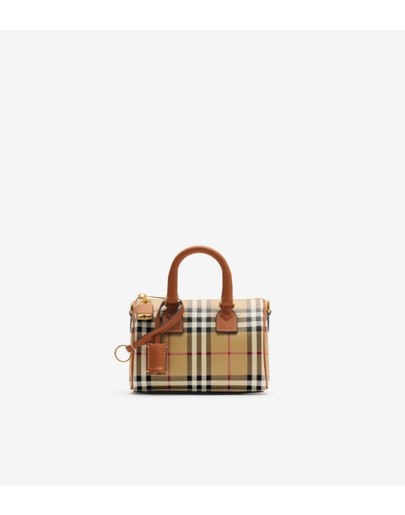 Mini Check Bowling Bag