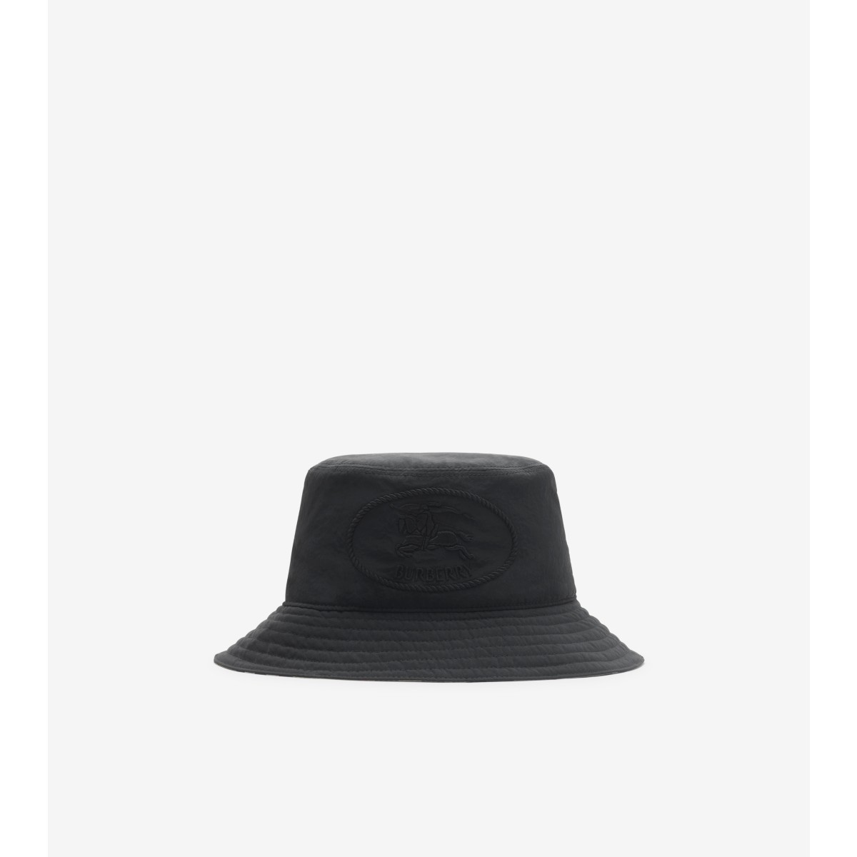  Check Reversible Knight Stamp Nylon Bucket Hat