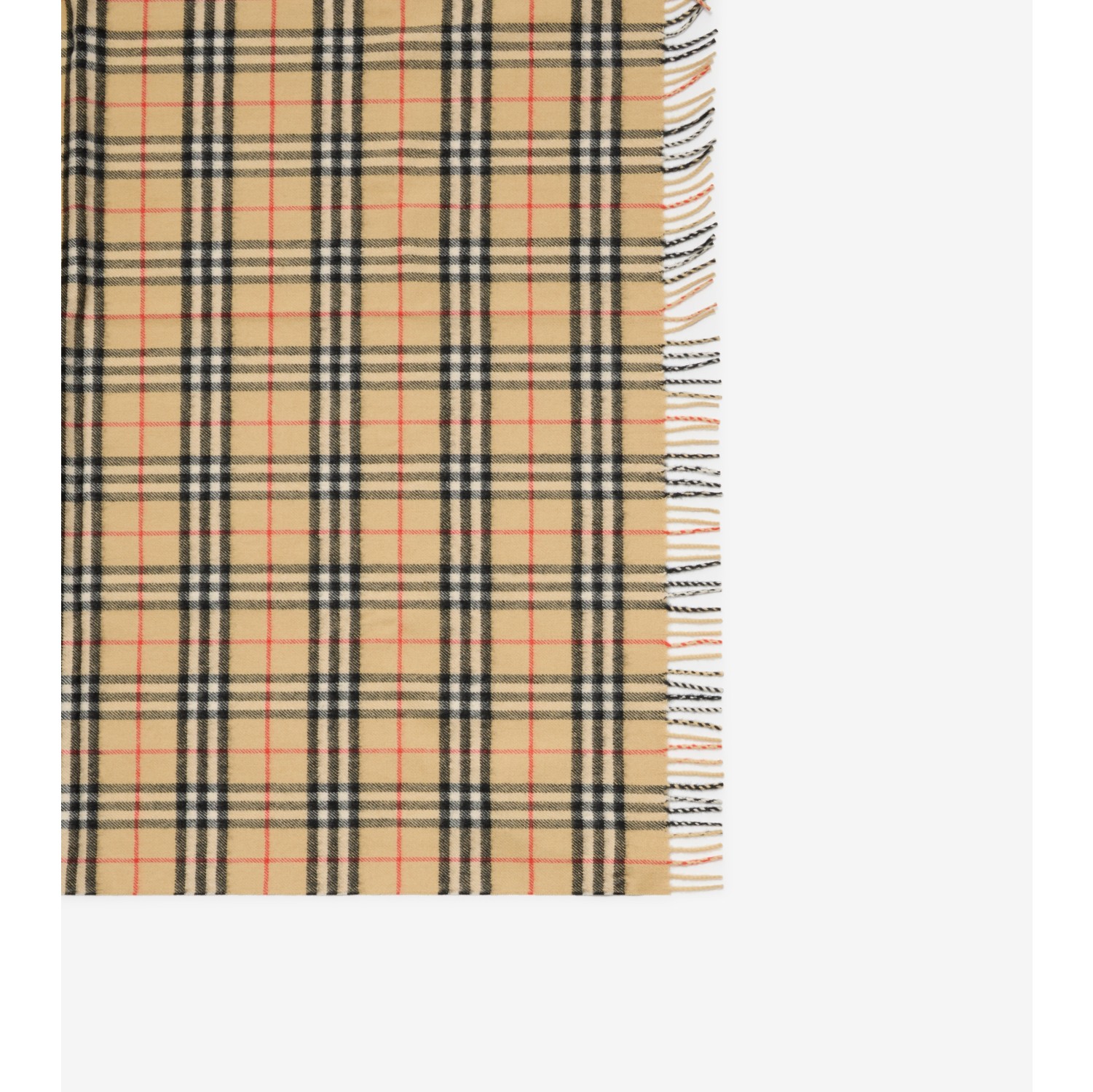 チェック ウール ベイビーブランケット