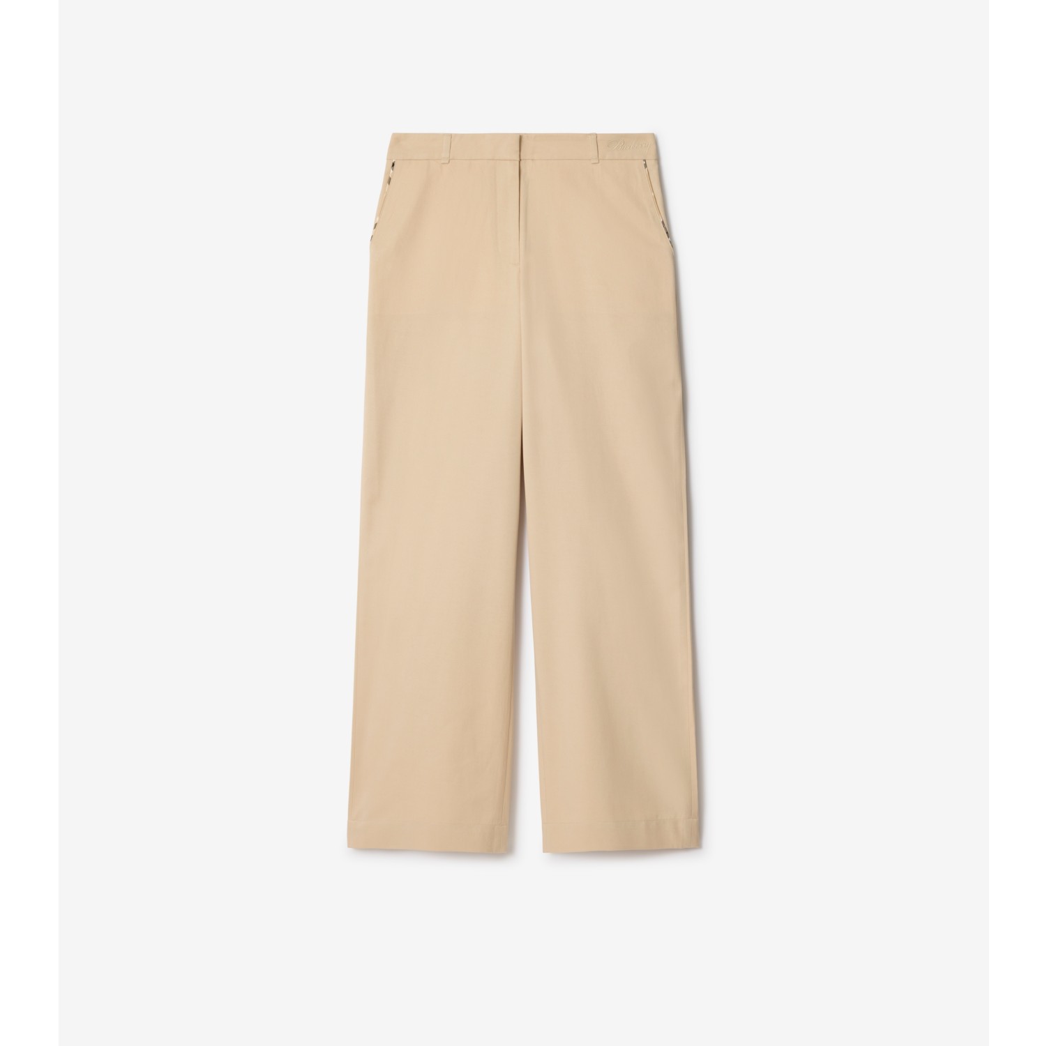 Cotton Blend Trousers