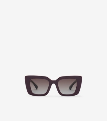 EKD Cat-eye Sunglasses in Plum purple - Women | Burberry  display picture 3