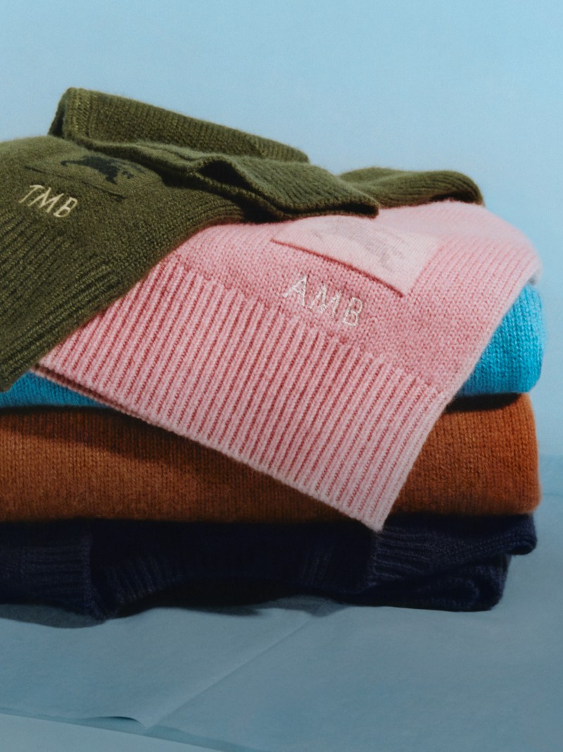 Men's Knitwear for Valentines Day, featuring the new personalisation options