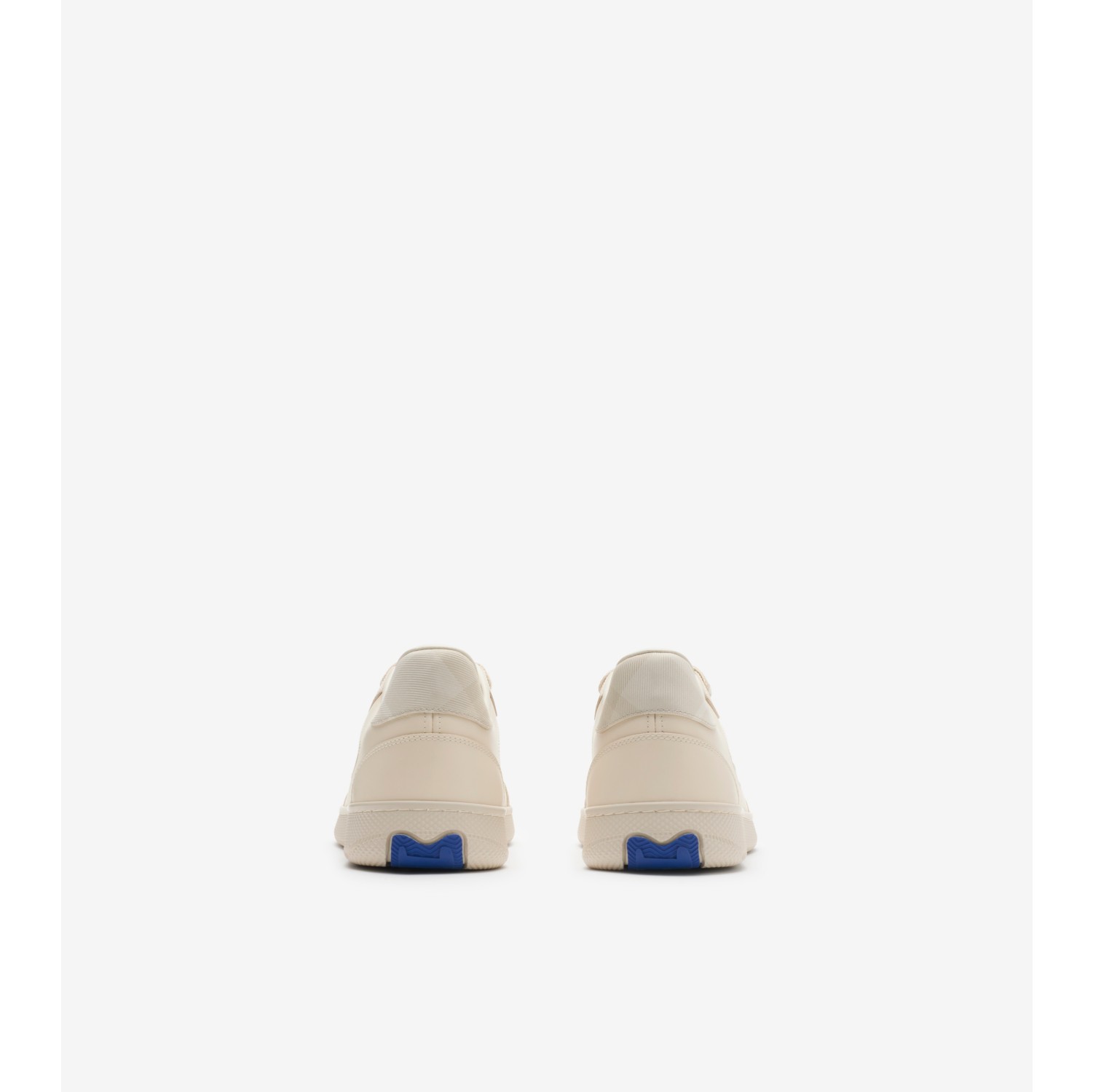 Leather and Check Terrace Sneakers​