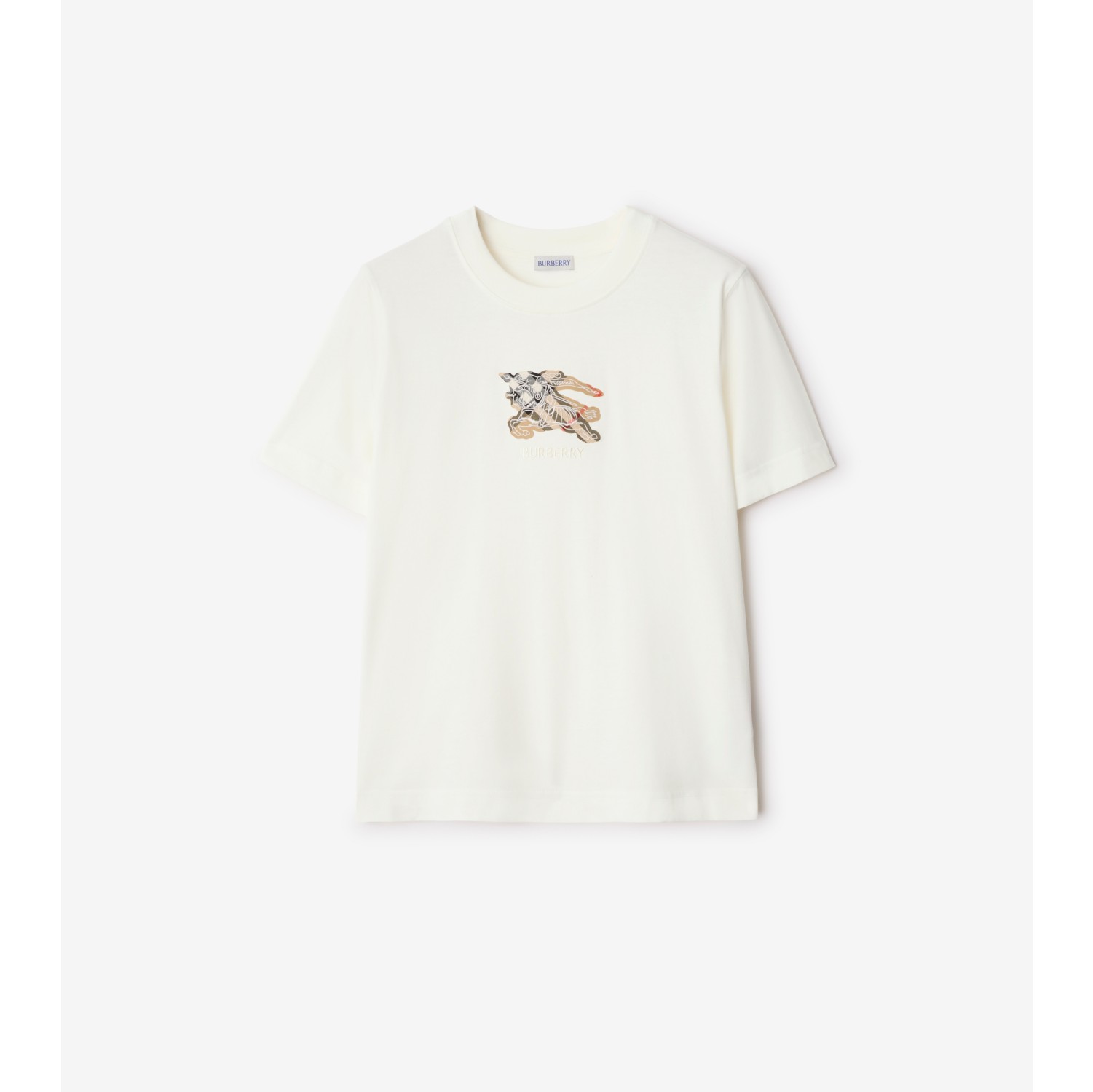 Knight Check Cotton T-shirt