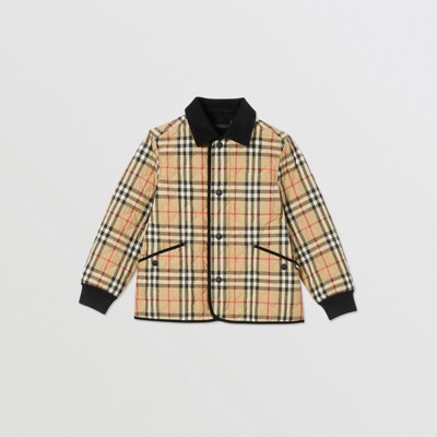 burberry baby girl quilted jacket