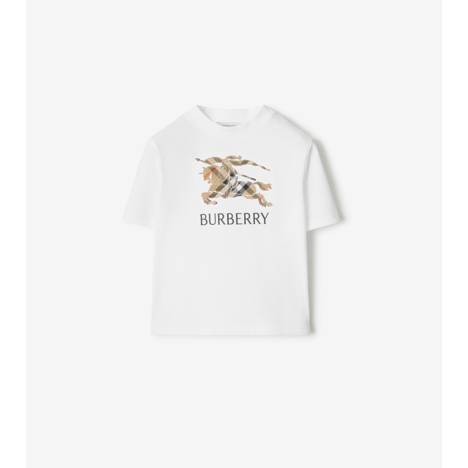 Knight Check Cotton T-shirt