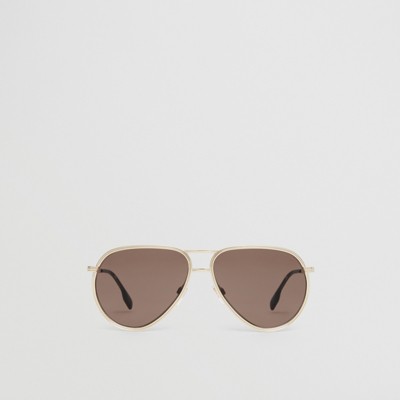 burberry men's aviator sunglasses
