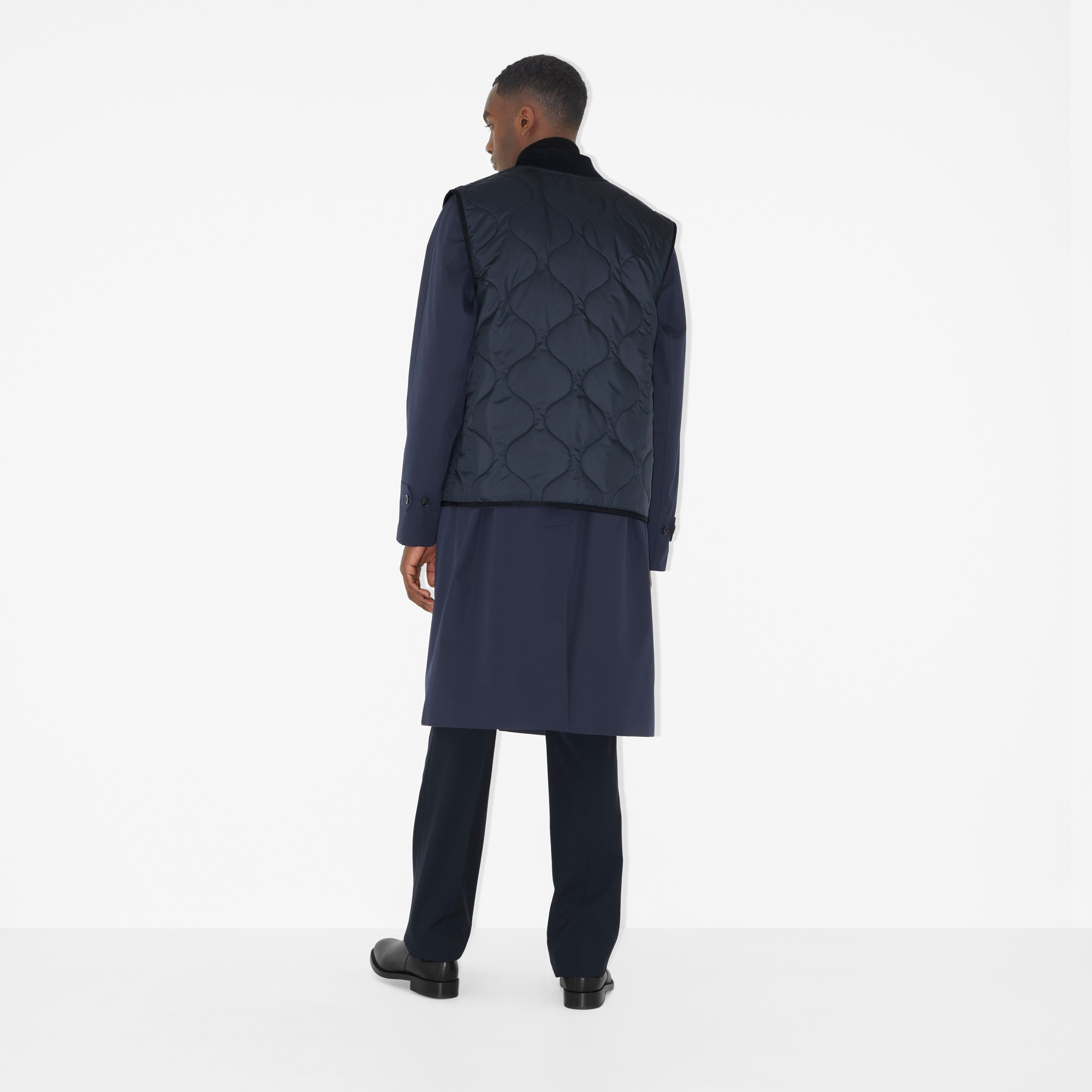 Steppweste mit appliziertem Ritteremblem (Rauchiges Marineblau) - Herren | Burberry® - 4