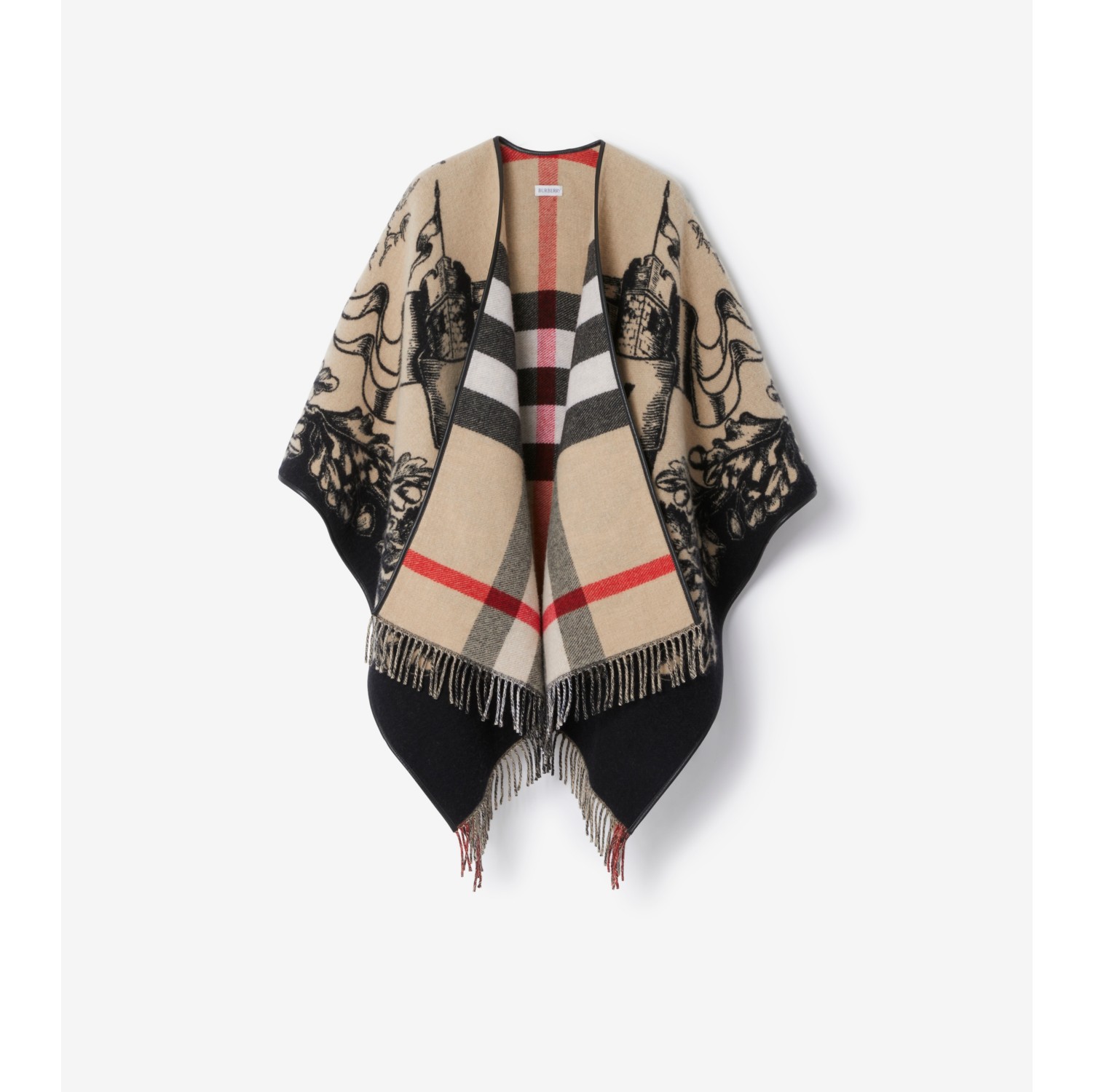 Burberry poncho look alike online