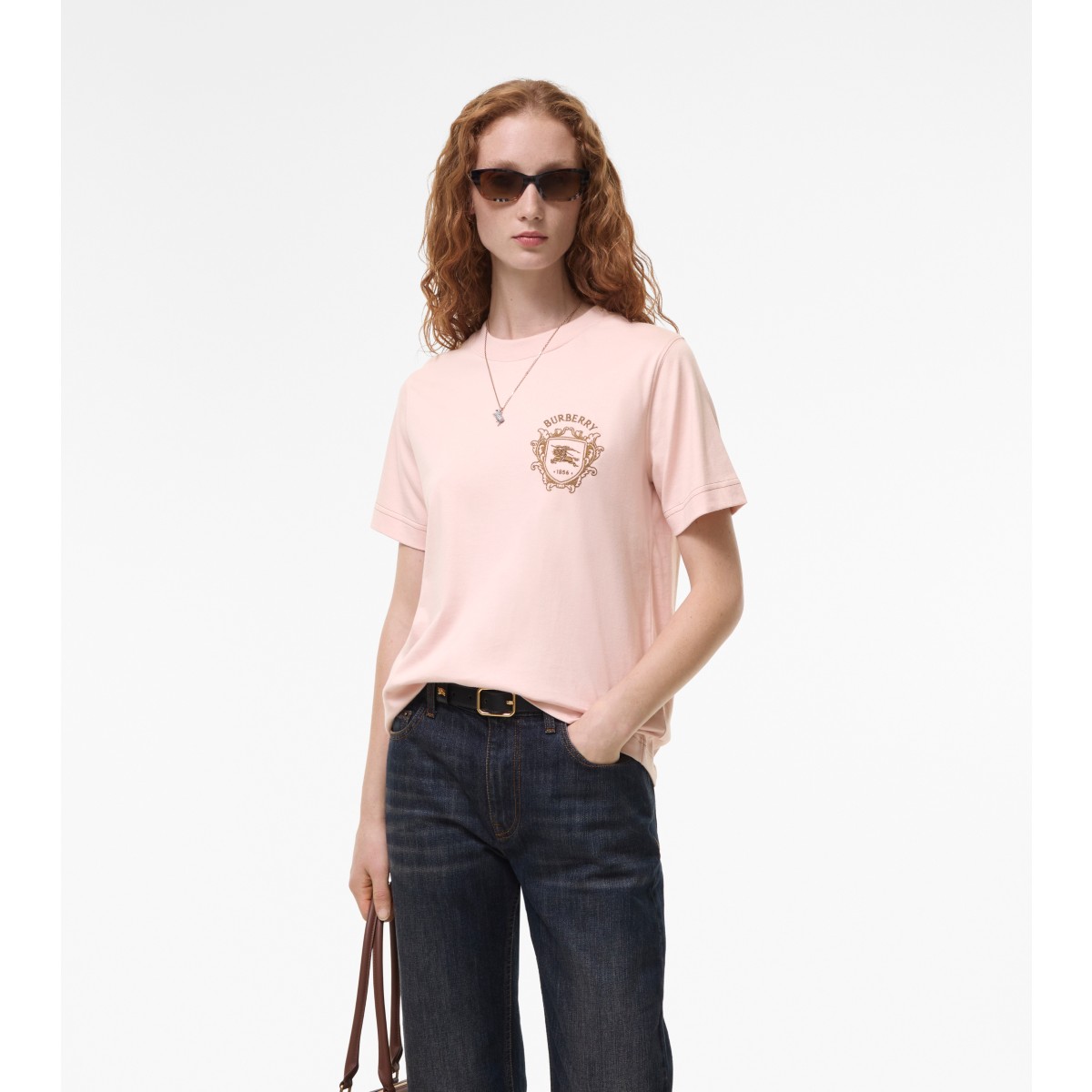  Embroidered Knight Crest T-shirt