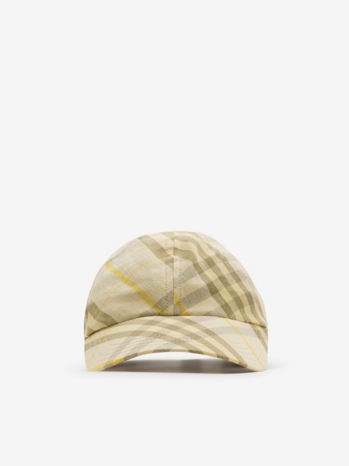 Burberry Check L In Yellow