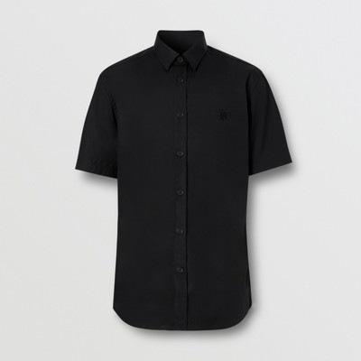 black burberry button down shirt