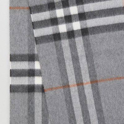 grey burberry cashmere scarf